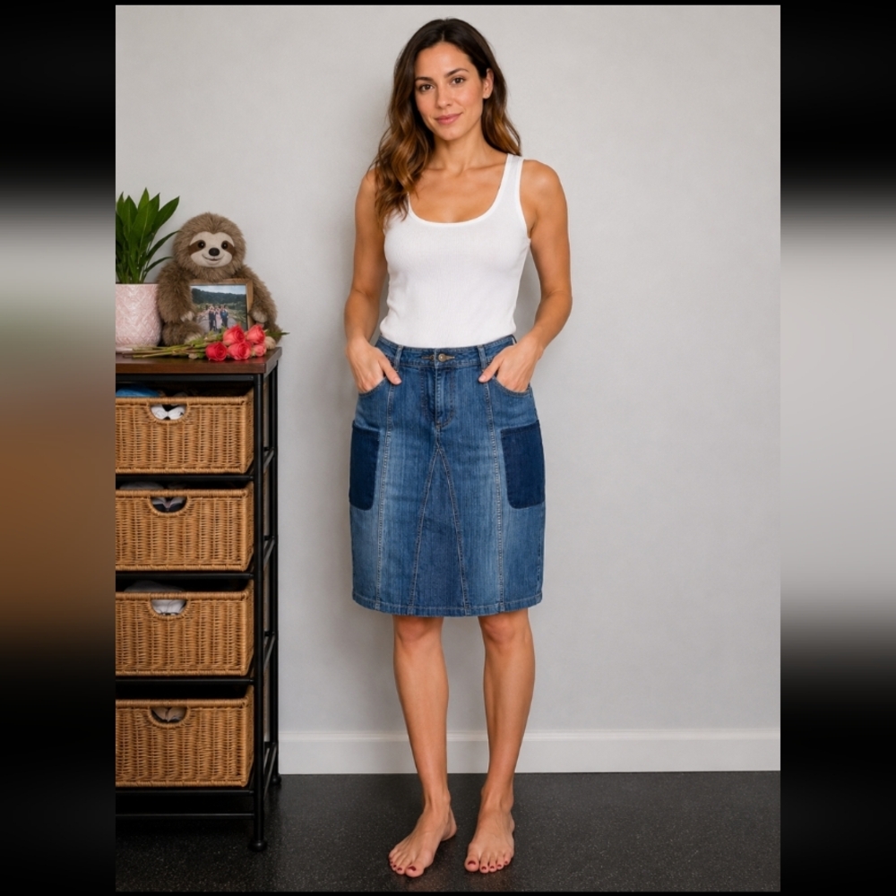 MODEST Jean Skirt with Pockets 12